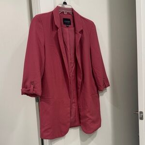 Stoosh Women's Blazer in Rose Pink